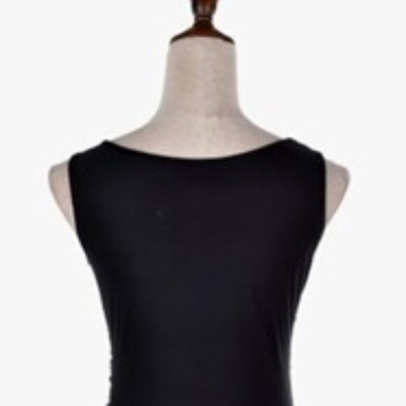 Sequin Embellished Sleeveless Round Neck Tank Top black size small JESSICA - Picture 12 of 15